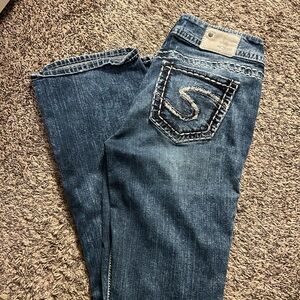 Silver Jeans Dark Blue Boot Cut